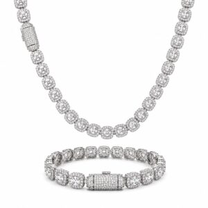 Premium Moissanite Chain and bracelet free